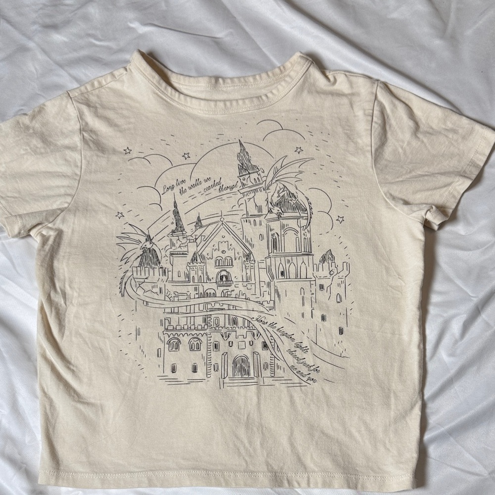 Taylor Swift Speak Now Cream Castle Tee